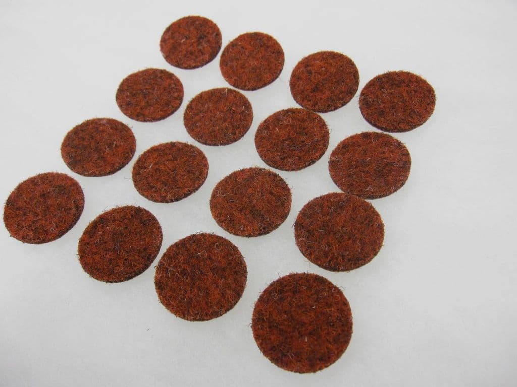 16 ADHESIVE ANTI VIBRATION SOUND DAMPNER FELT PADS Speaker feet